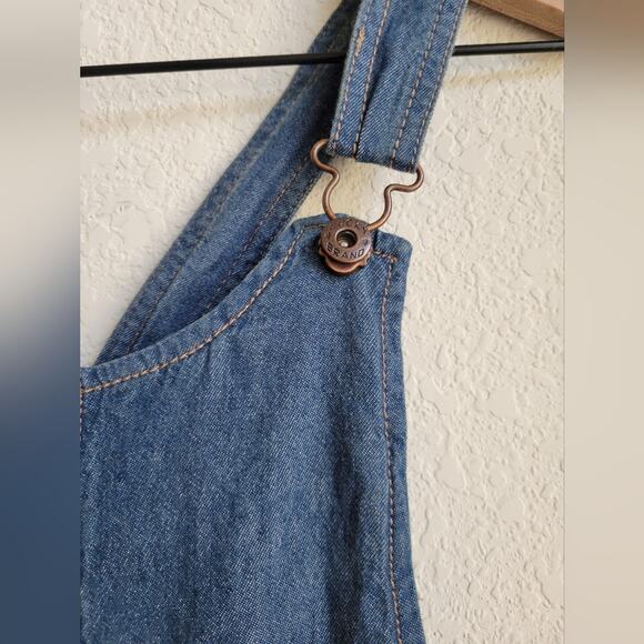 Lucky Brand Jean Jumper Overalls Style Size 16 XL Girls Pockets - Picture 3 of 6